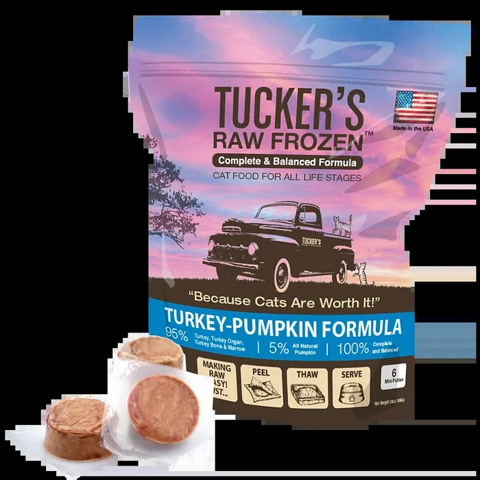 Tucker’s Turkey-Pumpkin Raw Frozen Cat Food