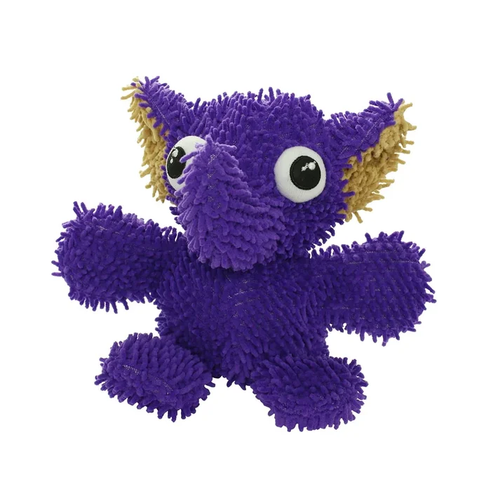 Tuffy Dog Toys – VIP Products – Mighty Jr Microfiber Ball Elephant, Durable, Squeaky Dog Toy
