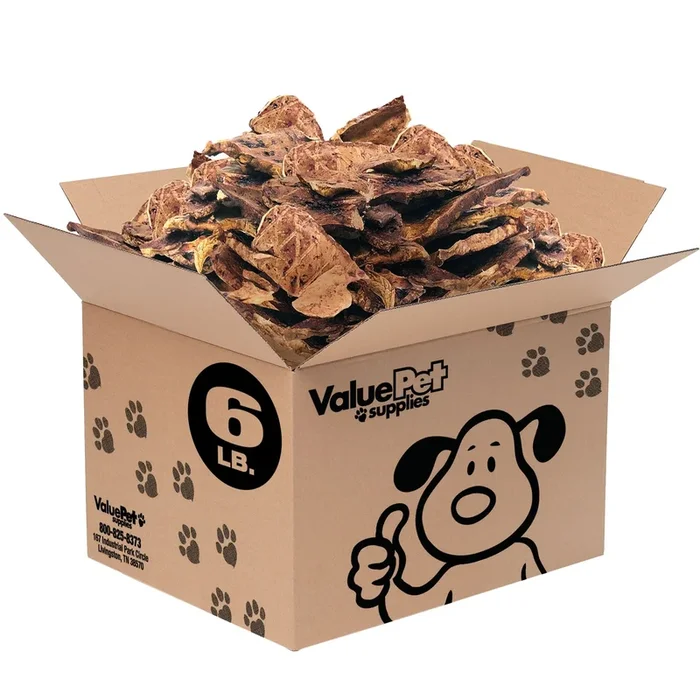 ValueBull New Zealand Lamb Lung Dog Chews, Sliced, 6 Pounds