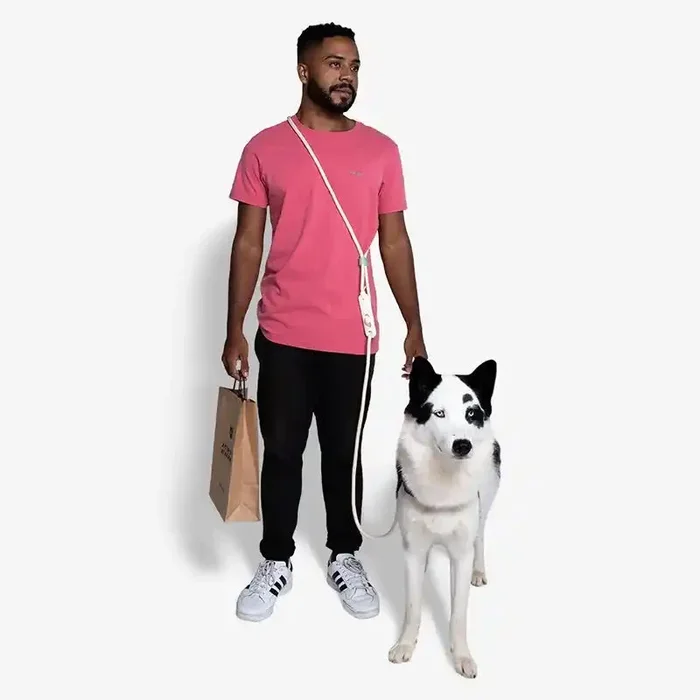 Vanilla Cream Hands Free Leash