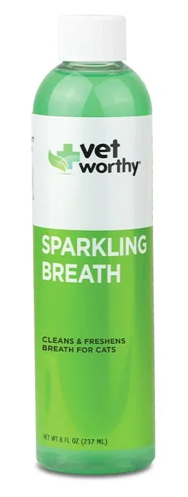 Vet Worthy Cat Sparkling Breath, 8 oz