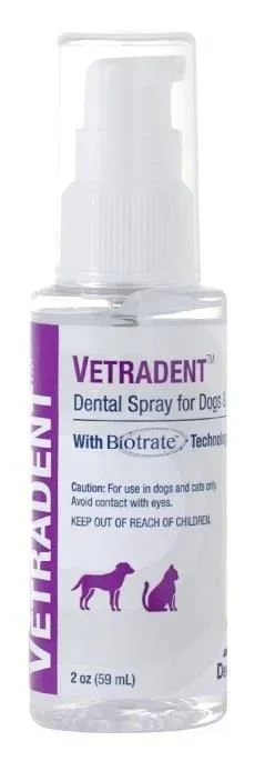 Vetradent Dental Spray for Dogs & Cats, 2 oz