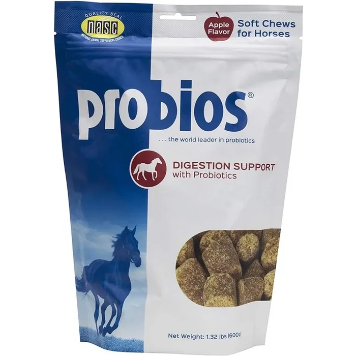 Vets Plus – Probios Equine Probiotic Soft Chew Horse Supplement – Apple Flavor