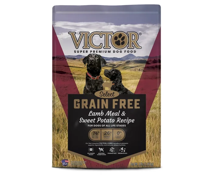 Victor – All Dog Breeds, All Life Stages Grain Free Lamb Meal & Sweet Potato Recipe Dry Dog Food
