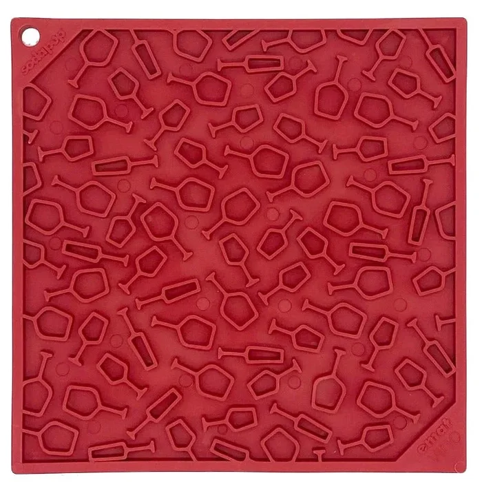 Vino Dog eMat – Enrichment Lick Mat For Dogs and Cats | Wine-Inspired Design| SodaPup