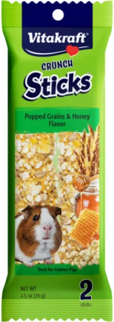 Vitakraft Crunch Sticks Popped Grains & Honey for Guinea Pigs