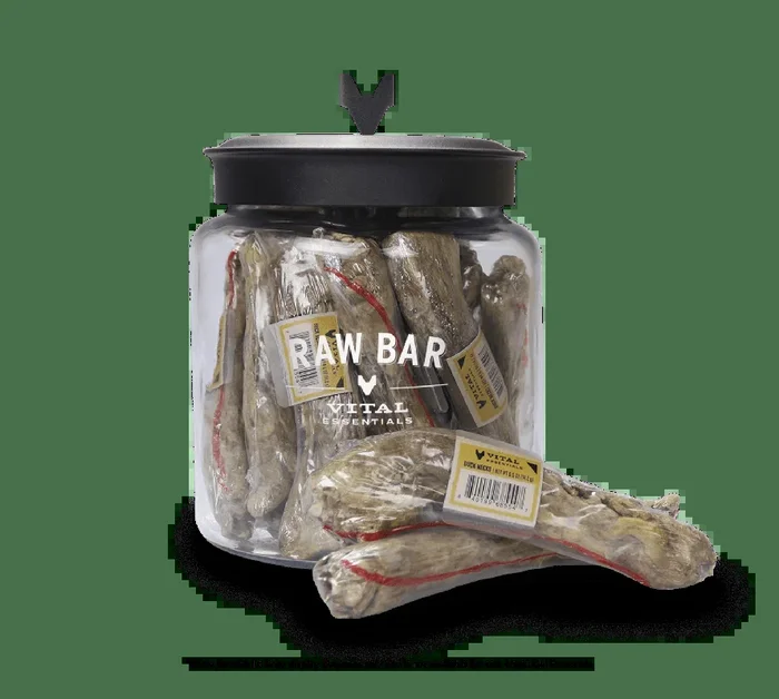 Vital Essentials Raw Bar Freeze-Dried Duck Neck Dog Treats