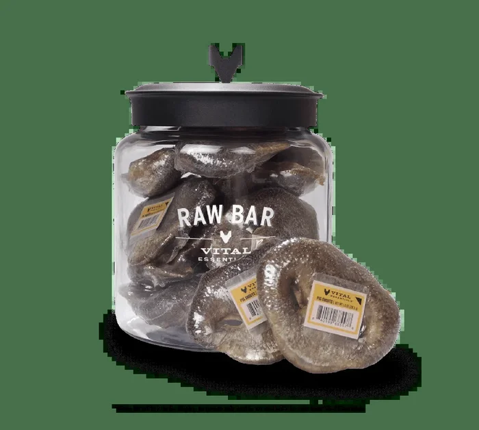 Vital Essentials Raw Bar Freeze-Dried Pig Snout Dog Treats
