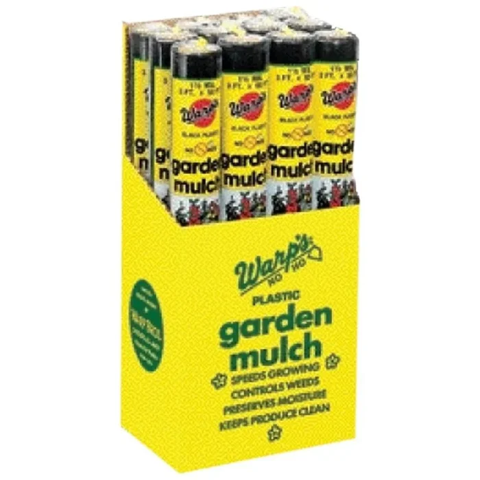 WARP’S NO-HOE GARDEN MULCH 1.5 MIL