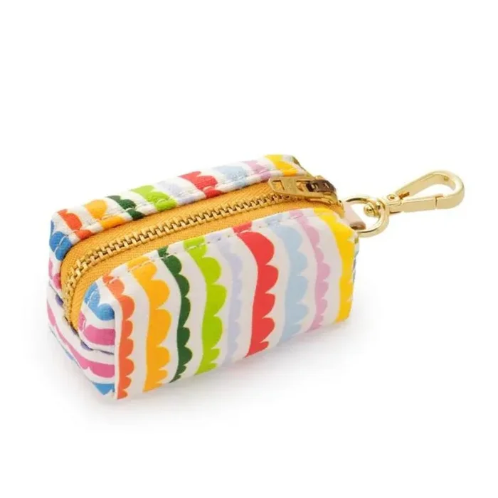 Waste Bag Dispenser – Scallop Stripe Summer