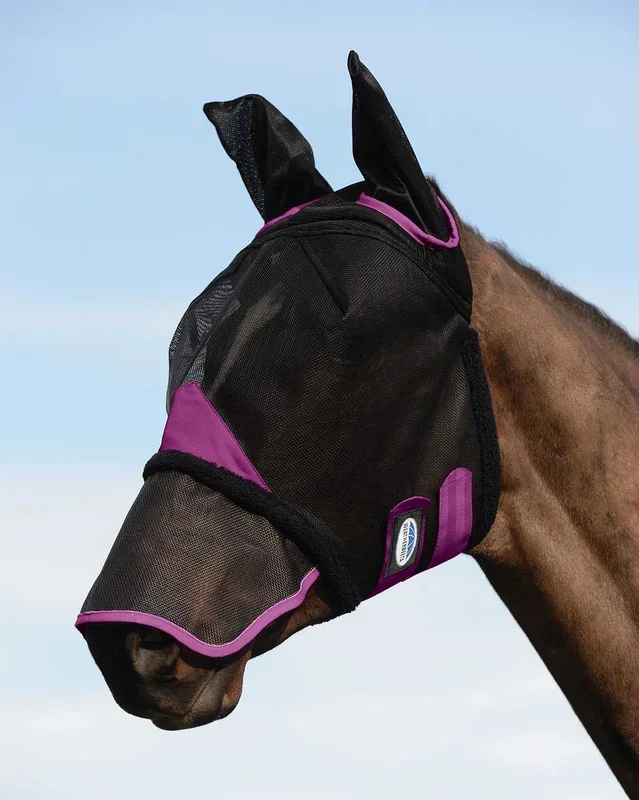 Weatherbeeta ComFITec Durable Mesh Horse Fly Mask with Ears & Nose