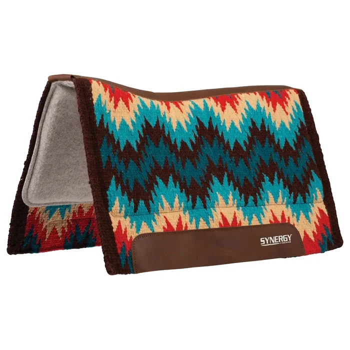 Weaver Synergy Contoured Performance Wool & Felt “Stampede” Saddle Pad