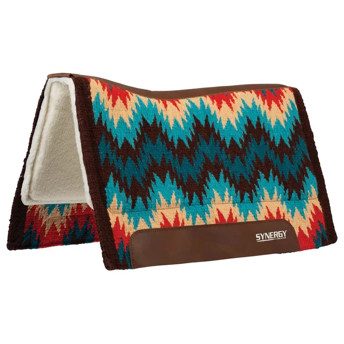 Weaver Synergy Contoured Performance Wool & Fleece “Stampede” Saddle Pad