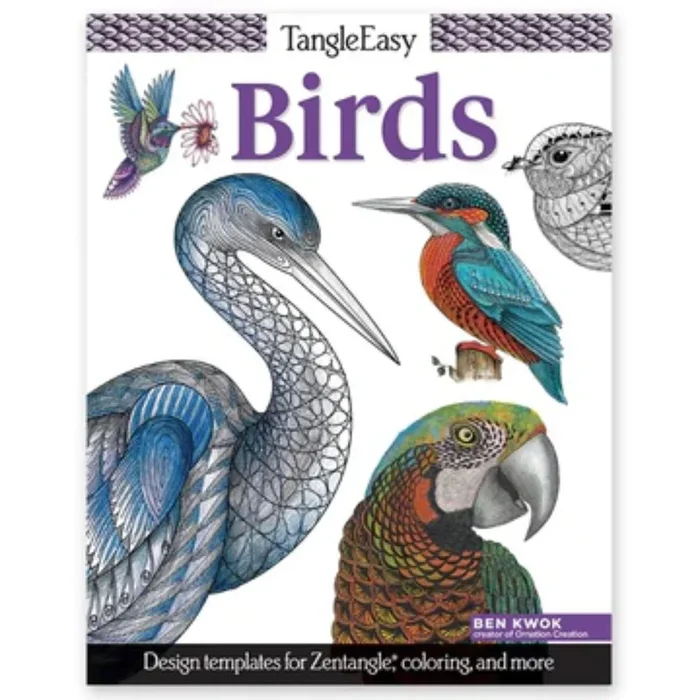 Wellspring- Coloring Book – TangleEasy Birds