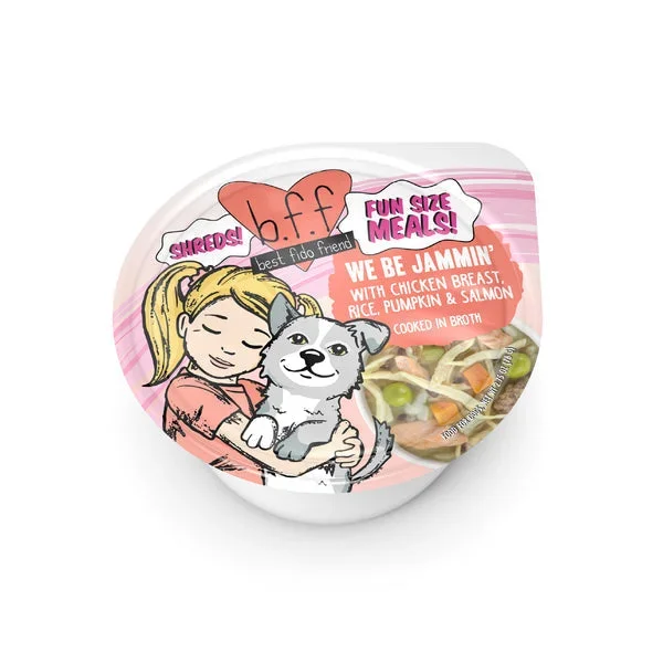 Weruva B.F.F. Fun Size Meals We Be Jammin’ with Chicken Breast, Rice, Pumpkin & Salmon