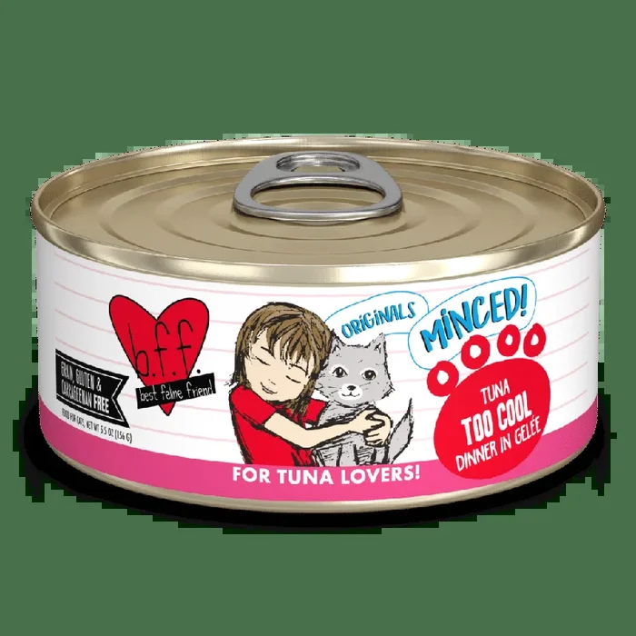 Weruva BFF Original Minced! Tuna Too Cool, Tuna Dinner In Gelee