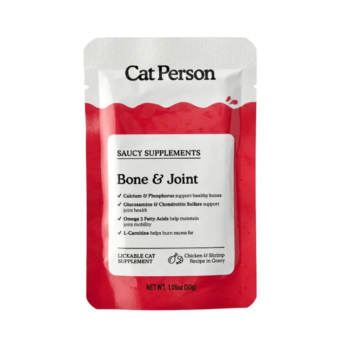 Weruva Cat Person Bone & Joint Supplement Chicken & Shrimp Recipe in Gravy