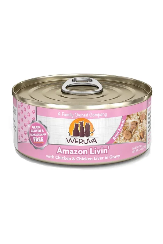 Weruva Classic Amazon Livin’ in Gravy Wet Cat Food