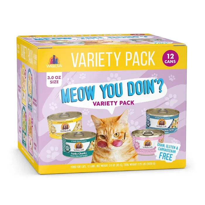 Weruva Classic Cat Food, Meow Ya Doin’! Variety Pack