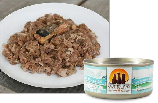 Weruva Classic Cat Wet Cat Food – Mack & Jack with Mackerel & Grilled Skipjack in Aspic – 10oz Can