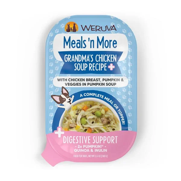 Weruva Meals ‘n More Grandma’s Chicken Soup Recipe Plus with Chicken Breast, Pumpkin & Veggies in Pumpkin Soup
