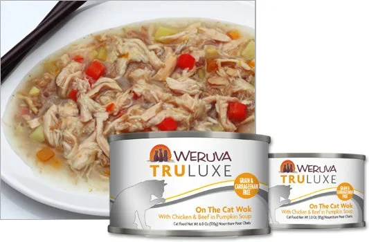 Weruva On The Cat Wok with Chicken & Beef in Pumpkin Soup 6oz