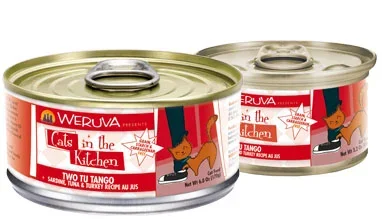 Weruva Two Tu Tango Sardine, Tuna and Turkey Recipe Au Jus 6oz