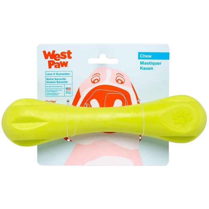 West Paw Zogoflex Hurley Small Green Dog Toy