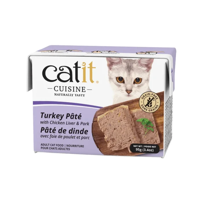 Wet Cat Food – CUISINE – Turkey Pâté with Chicken Liver & Pork – Adult – 95 g