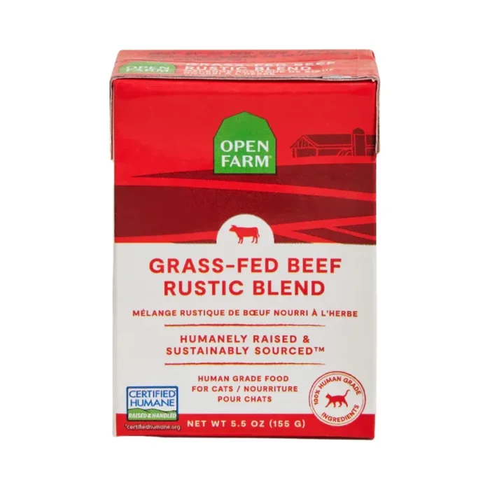 Wet Cat Food – Grass Fed Beef Rustic Blend