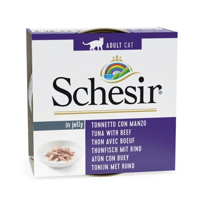 Wet Cat Food Topper – IN JELLY – Tuna & Beef – 85 g