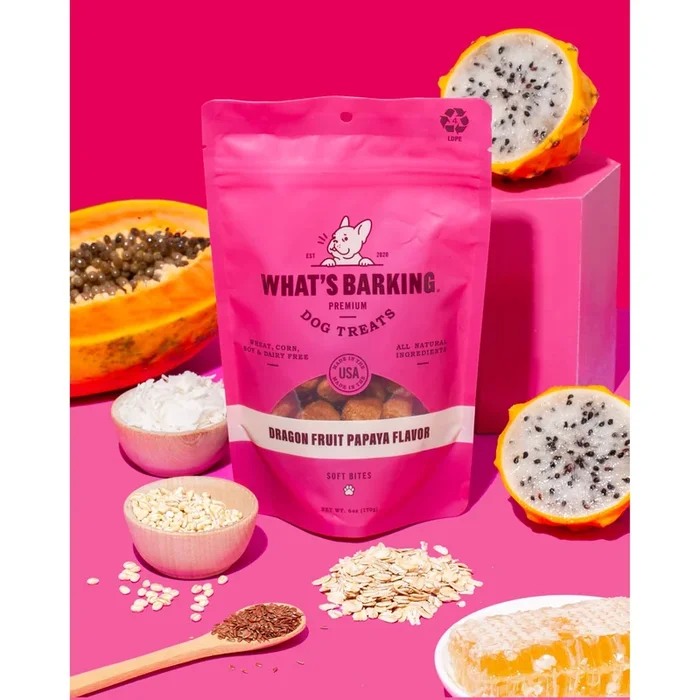 What’s Barking – Dragon Fruit Papaya Dog Treats