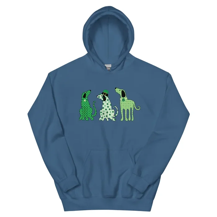 Whimsy St. Patrick’s Day Dogs Hoodie