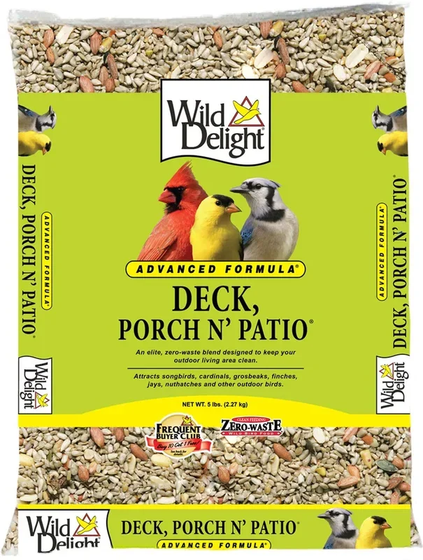 Wild Delight Deck, Porch N’ Patio Wild Bird Food 5Lb
