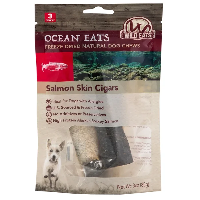 Wild Eats Salmon Cigars 6″