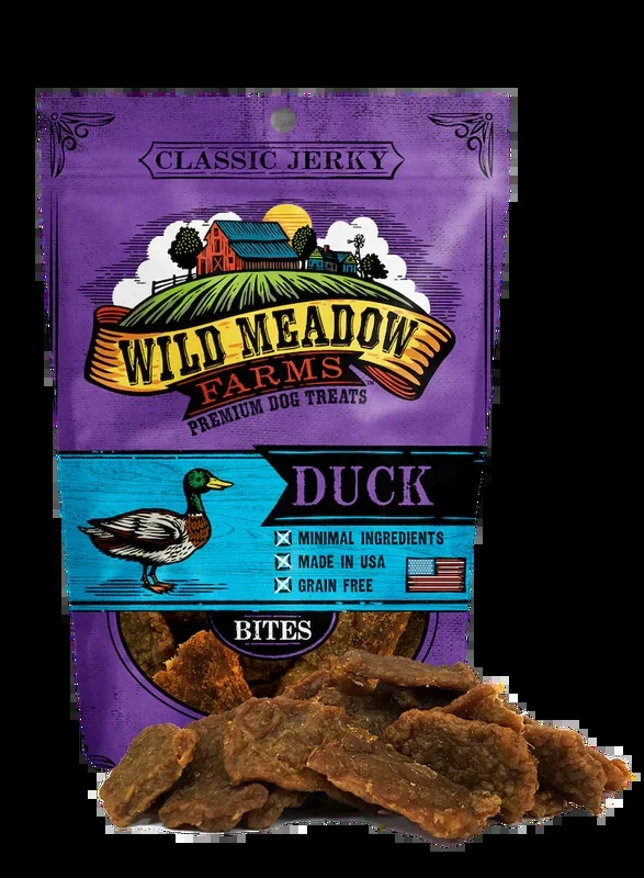Wild Meadow Farm Classic Jerky Bites – Dog Treats 4 oz