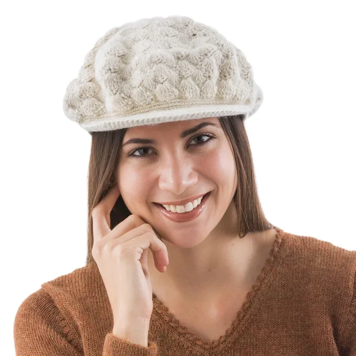 Wispy Clouds’ Alpaca Beret
