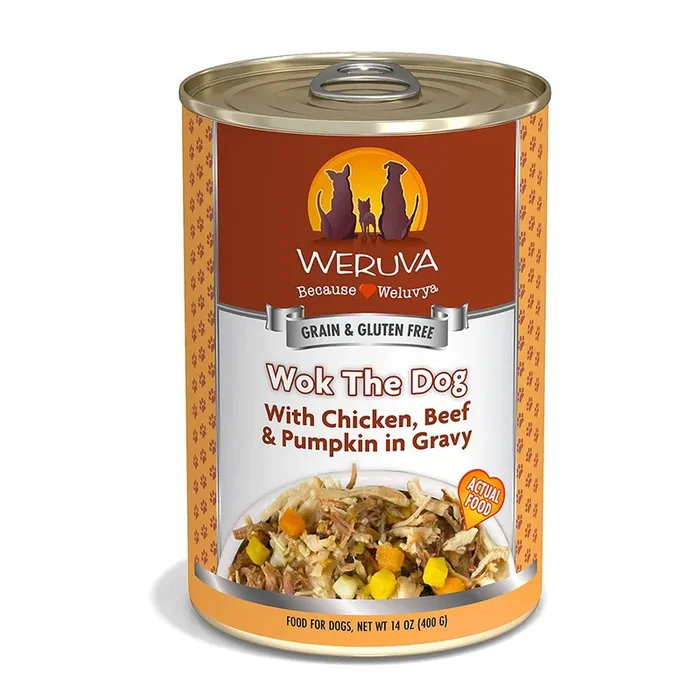 Wok the Dog with Chicken, Beef & Pumpkin in Gravy Canned Food for Dogs