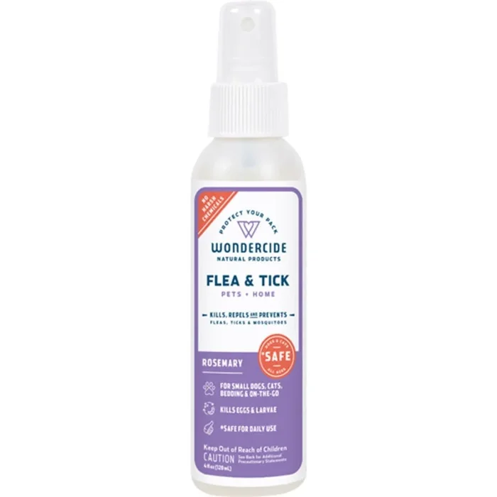 Wondercide Flea, Tick & Mosquito Spray for Dogs & Cats, Rosemary 4 oz