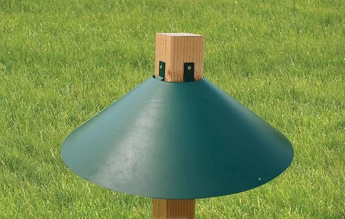 Woodlink Wrap Around 4×4 Post Mount Baffle Green 22 Inch