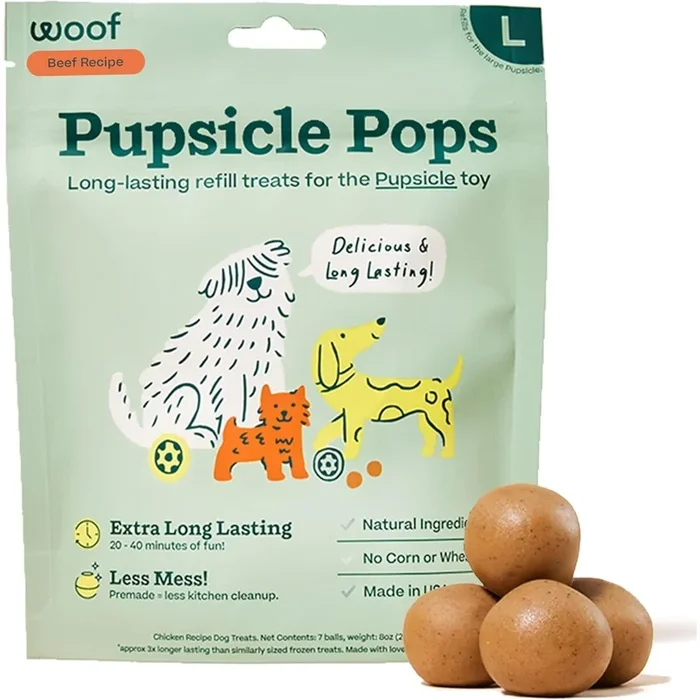 WOOF – Pupsicle Pops, Beef and Peanut Butter