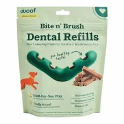 Woof Dog Bite N Brush Refill 18pk