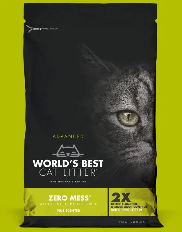 World’s Best Advanced Zero Mess Pine Scented Cat Litter