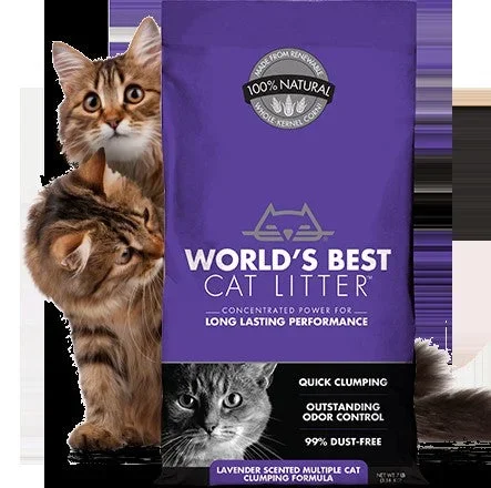 World’s Best Lavender Scented Multiple Cat Clumping 28lb