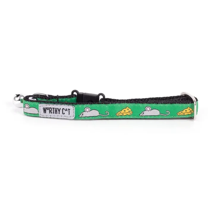 Worthy Cat – Mouse and Cheese Cat Collar