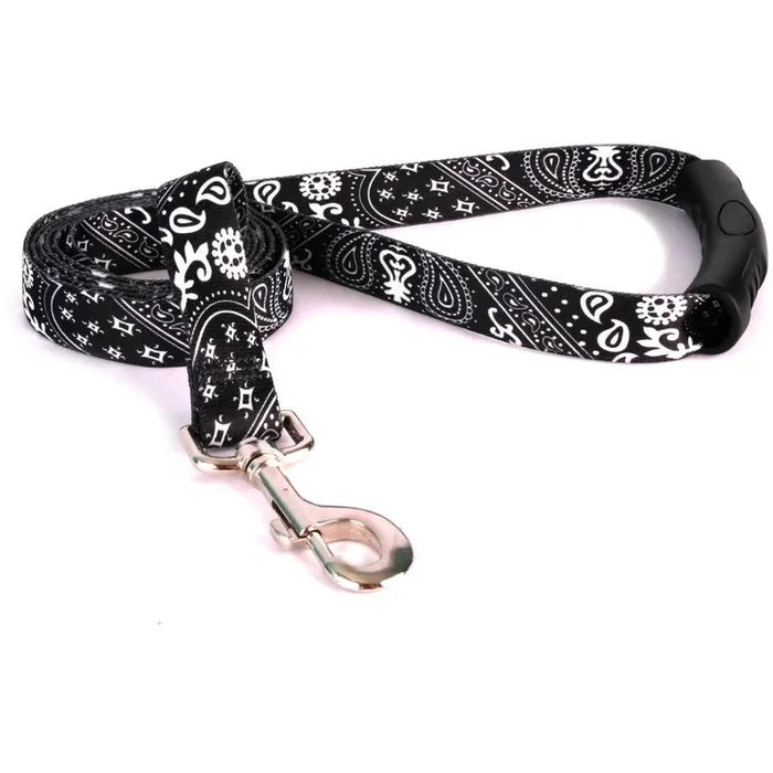 Yellow Dog Design – EZ-Grip Black Bandana Leash