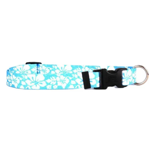 Yellow Dog Design – Island Floral Blue Cat Collars