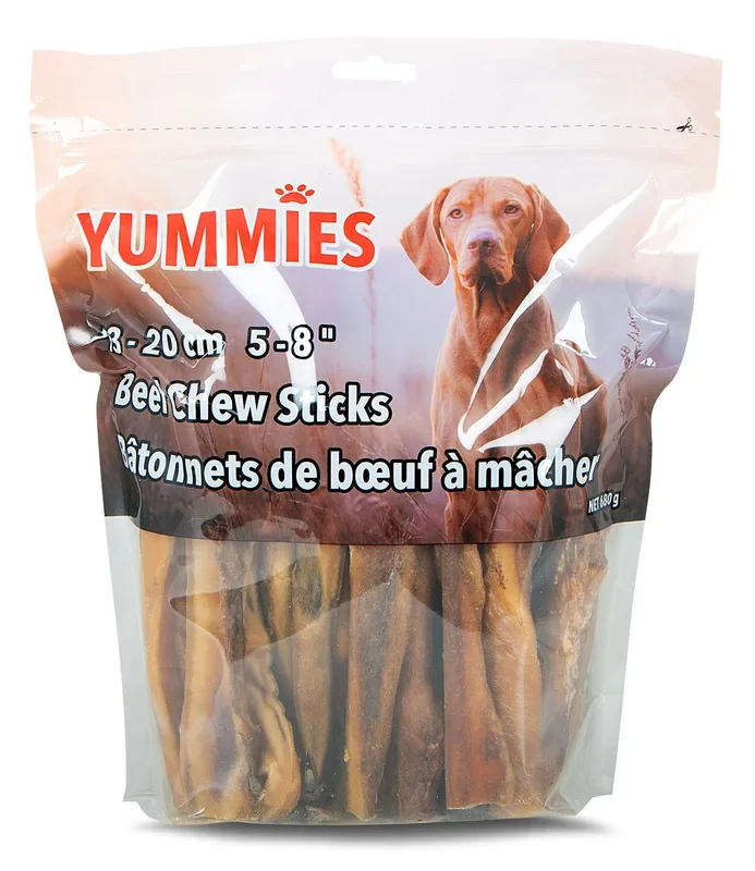 Yummies Beef Chew Sticks, 5″ – 8″, 680 g