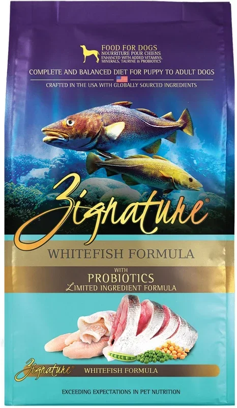 Zignature Limited Ingredient Formula Whitefish Dry Dog Food
