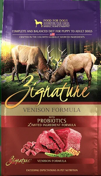 Zignature Limited Ingredient Venison Formula Dry Dog Food